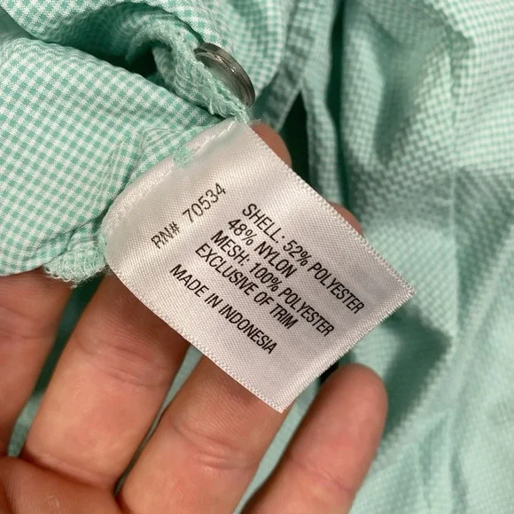 Orvis Shirt Men XL Open Air Caster UPF Vented Fishing Performance Seersucker - Picture 13 of 15